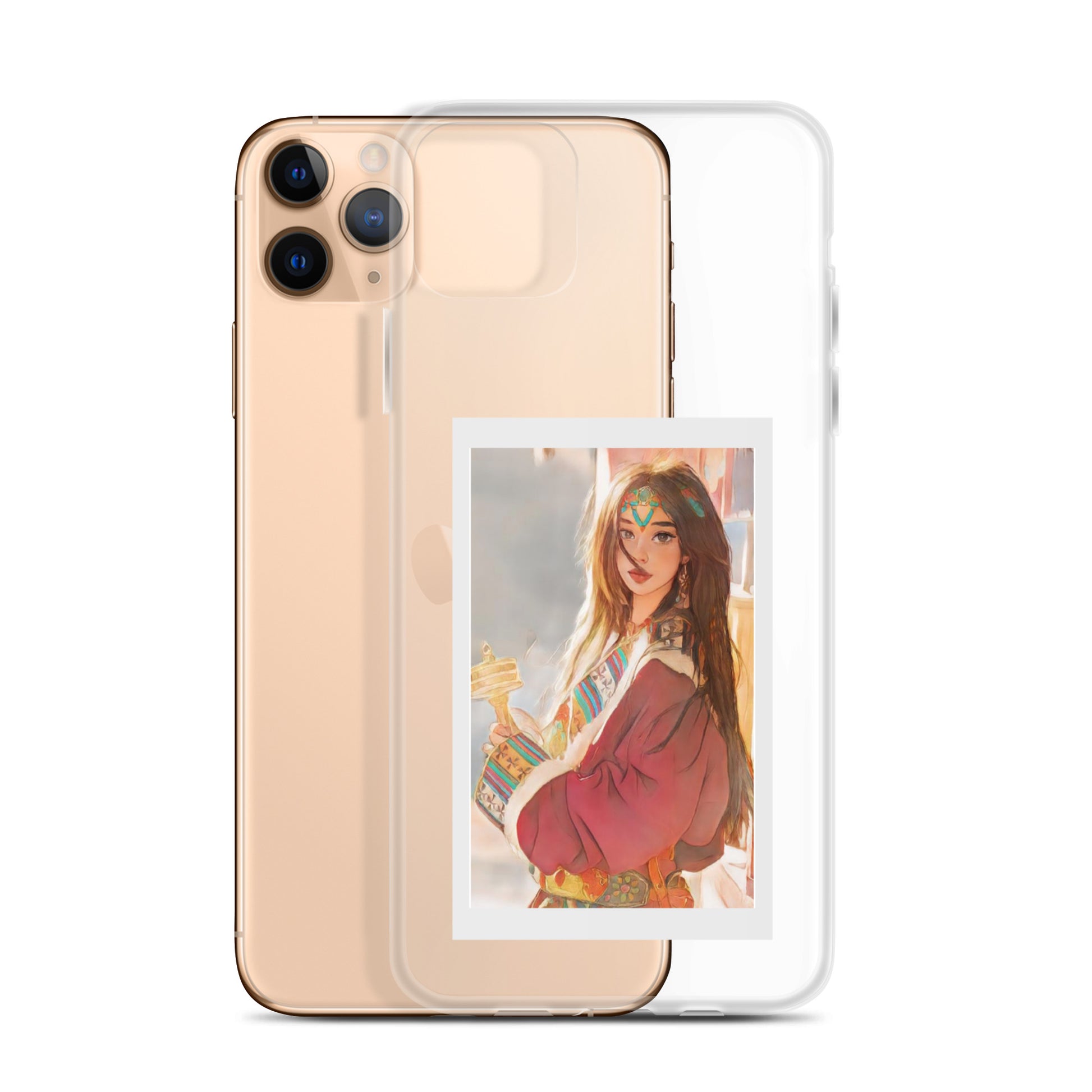 TIBETAN GIRL iPhone CASE are designed under Dzimig Studios' Tibetan Archive Project. This sleek iPhone® case protects your phone from scratches, dust, oil, and dirt.