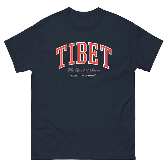 Unisex Tees - Tibet Printed tees - Tibetan - The land of Snow - The roof the World - Dzimig Studios - Tibetan clothing and designs - Tibetan Culture