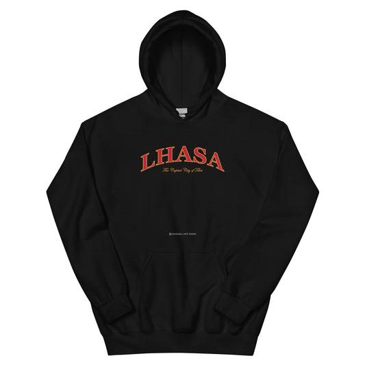 Unisex hoodies. LHASA HOODIES are curated and designed under Dzimig Studios' Tibet Archive Project. These hoodies are soft, smooth, stylish and perfect choice for everyday wear.
